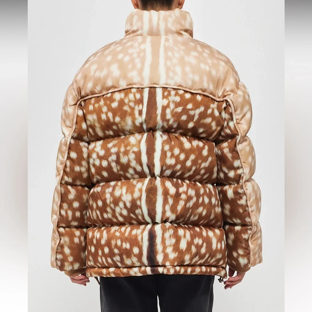 Burberry Brown Puffer Jacket Women Size XS - Picture 3 of 3